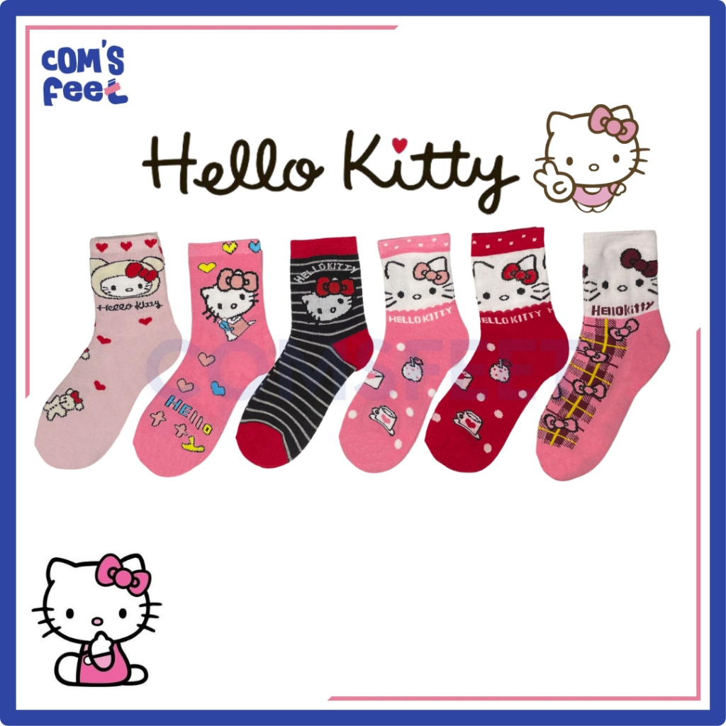 COMSFEET - Kaos Kaki Anak Motif Karakter Lucu Ukuran PAUD /TK &amp; SD Kaos Kaki Anak Laki laki dan Perempuan Usia 1 sampai 4 tahun