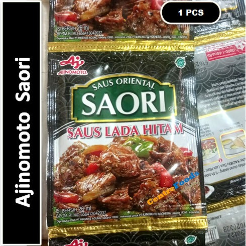 

Saus Lada Hitam - Saori AjiNomoto | Size 26ml [ Harga Per PCS ]