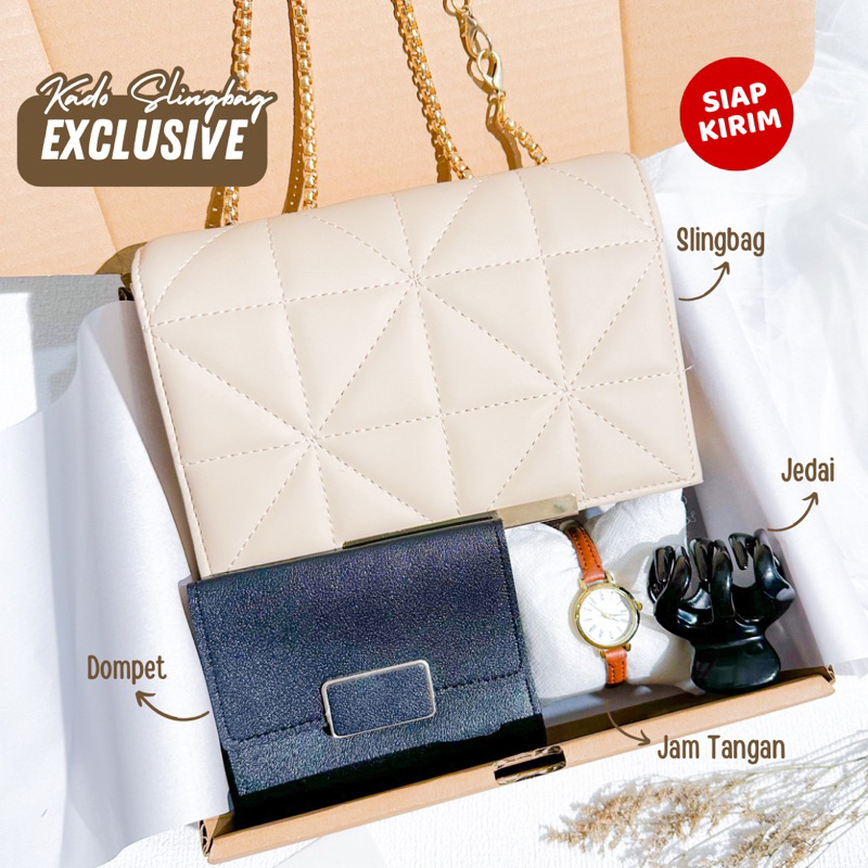 Hampers Slingbag Cewe | Kado Cewe Ulang Tahun | Gift Anniversary Graduation Wisuda NARAYA
