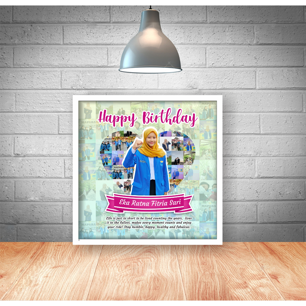 Kado Unik Kolase foto/Mozaik foto Gift Wisuda-Anniversary-Ulang Tahun