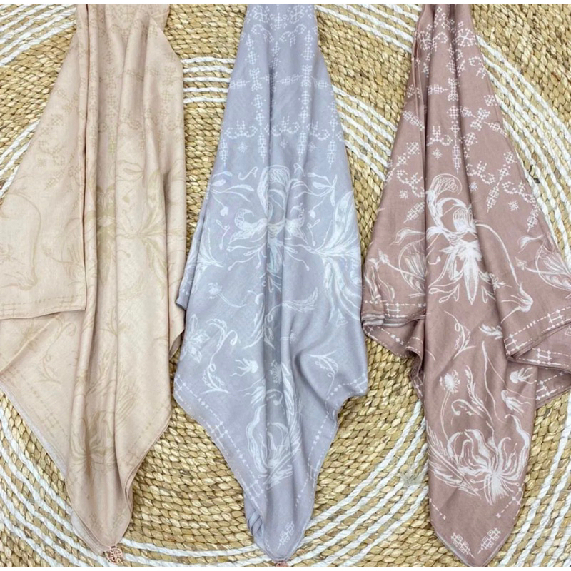 Sado Scarf Riamiranda Minang Dekade RM Original Kerudung Segiempat Square Hijab Jilbab Ria Miranda