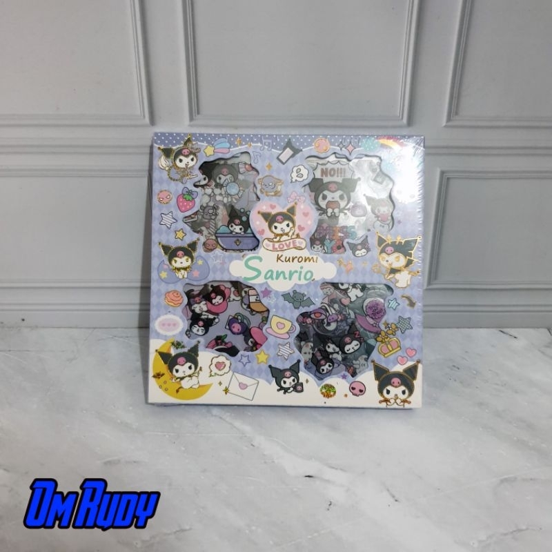 

Sticker Stiker Anak Anak Sanrio Characters Kuromi Pompom My Melody Viral Isi 100 Pcs