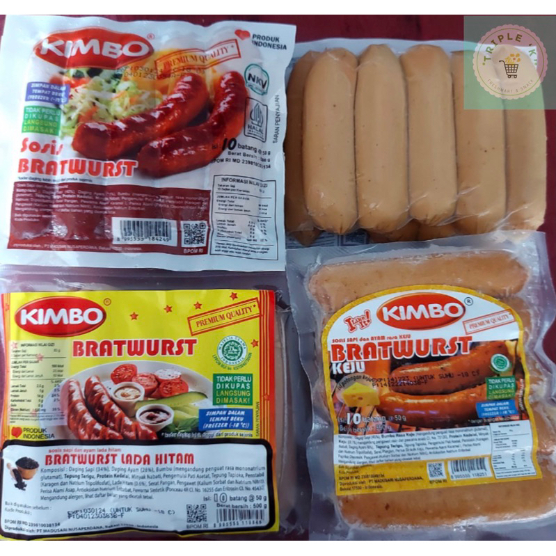 

SOSIS KIMBO BRATWURST 10PCS