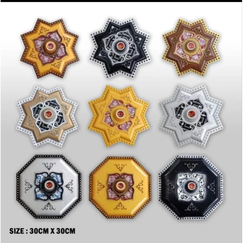 ORNAMEN LAMPU HIAS PLAFON RUMAH BISA UNTUK PLAPON BETON DAN PLAPON KAYU DAN TRIPLEK MEWAH ELEGANT