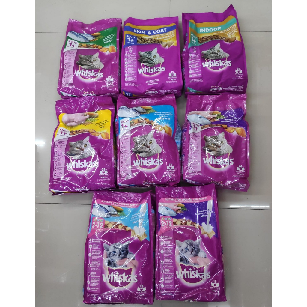 WHISKAS 1.1KG MAKANAN KUCING