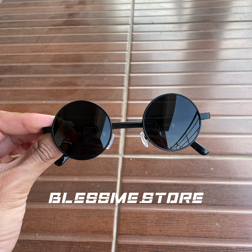 KACAMATA BOBOHO HITAM KACAMATA BULAT HITAM