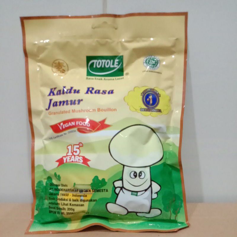 

Totole Kaldu Jamur 200 gram