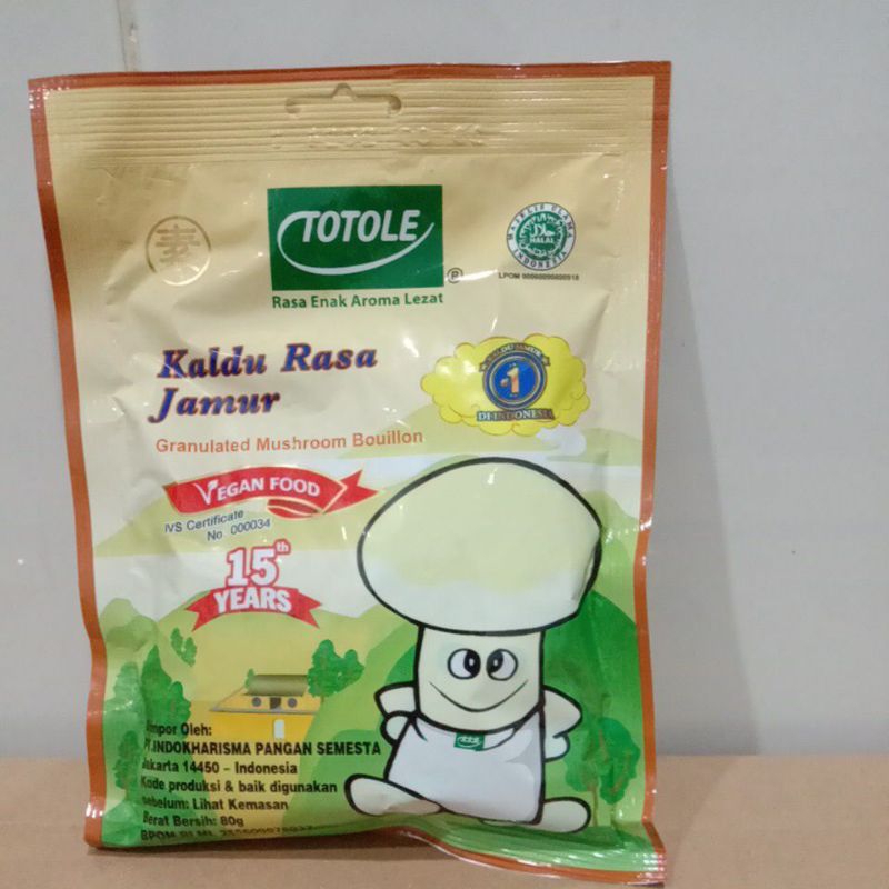 

Totole Kaldu Jamur 80 gram