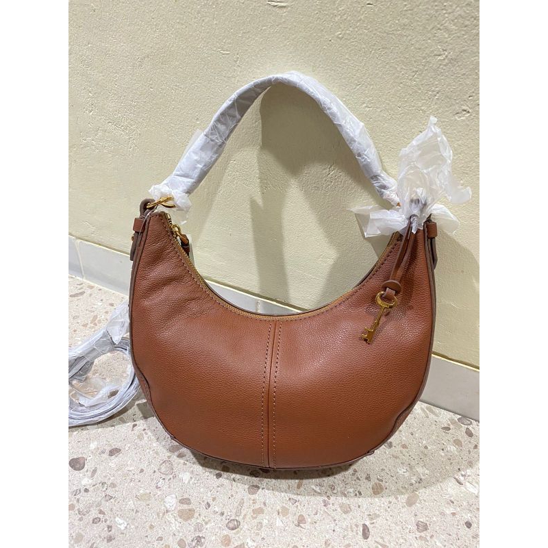 tasFOSSIL Shae Small Hobo Bag Brown n