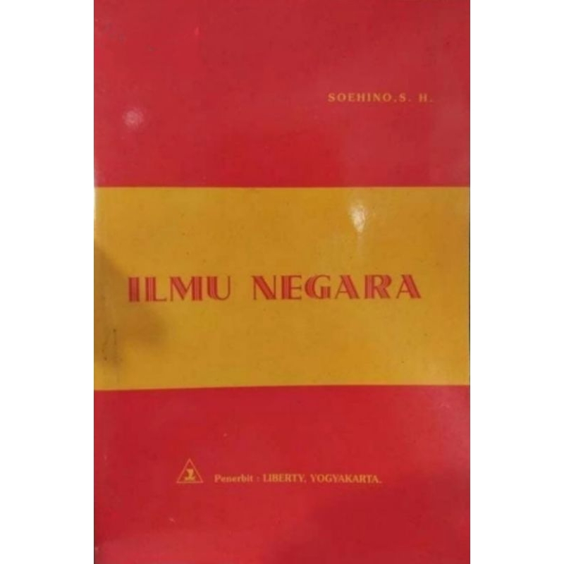(Original).  Ilmu Negara - Soehino . S . H