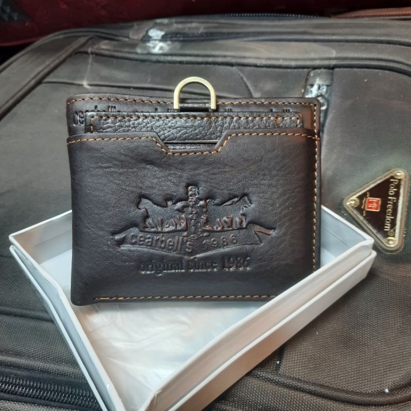 Dompet kulit asli CEARBELL'S model pria model cabut kartu kulit basah/dompet lipat pria/dompet pria 