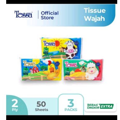 1 DUS TISSUE TESSA 50 SHEET ISI 80 PCS