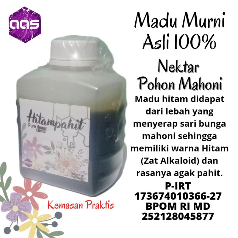 

MADU/HONEY/MURNI/ALAMI/ASLI 100% Pohon Mahoni BPOM 500 GRAM