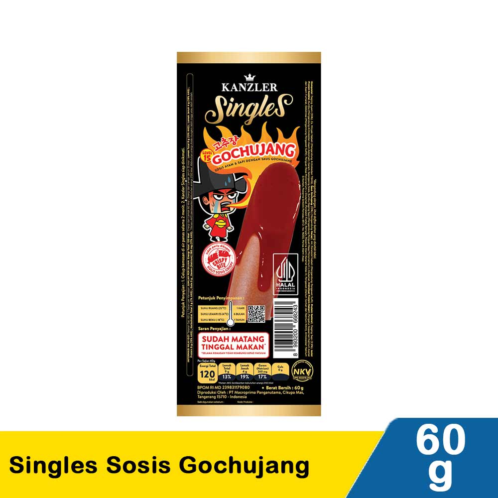 

SOSIS KANZLER SINGLES 65 GR