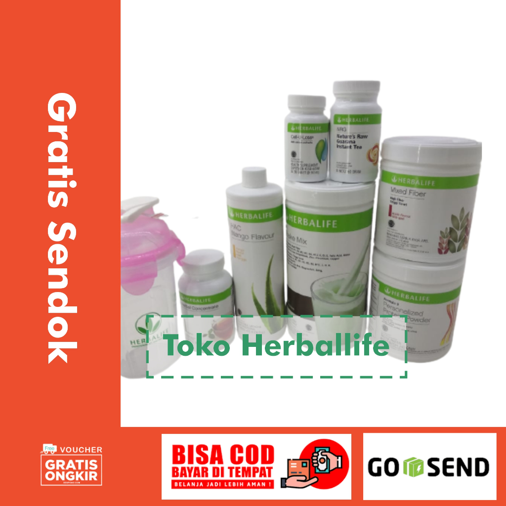 -herbalife shake original paket langsing-6 produk herbalife-Herbalife shake-aloe herbalife-teh herba