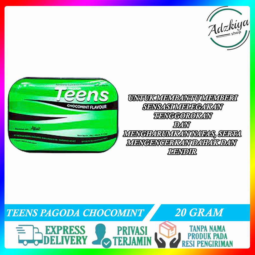 

permen pagoda hijau 20 gr/teen pagoda chocomint 20 gr/pagoda pastilles