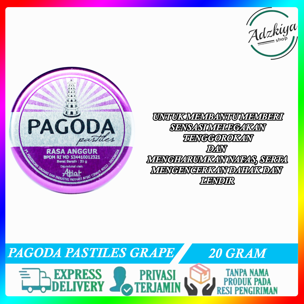 

pagoda pastiles grape 20 gr/ pagoda pastiles anggur