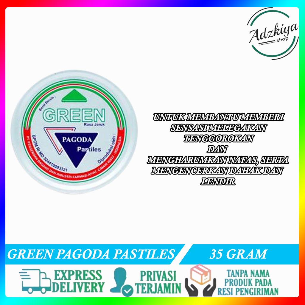 

Green Pagoda Pastiles Jeruk 35gr