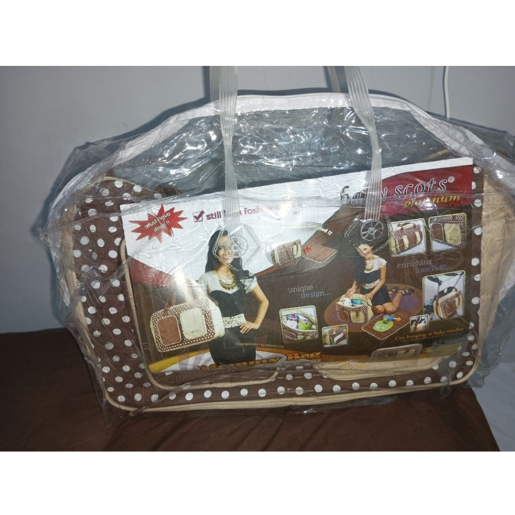 Tas Bayi Babyscots Platinum MB005 Besar Tas Perlengkapan Baju