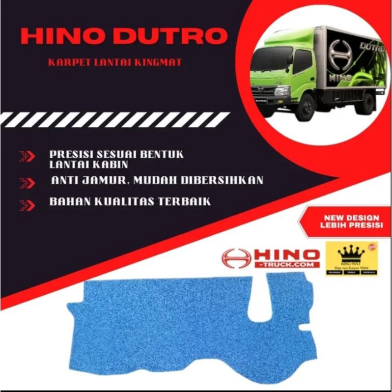 Bonus Topi Karpet Mie untuk Truk Hino Dutro atau Karpet Hino Dutro dengan Logo HINO Presisi Murah