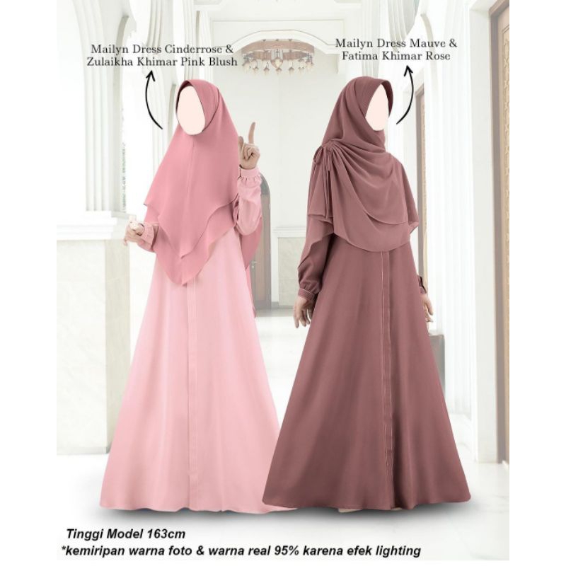 Mailyn Dress Mauve size M Atelier Angelina