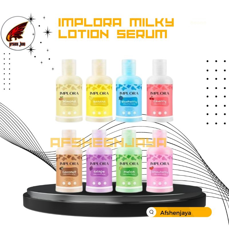 ⭐AJ⭐ IMPLORA Milky Lotion 100ml | 60ml | Handbody Hand Body Lotion Untuk Kulit / Pelembab Pencerah K