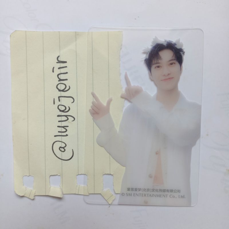 [ Ready ] Clear photocard wayv sg season greetings 2023 winwin hendery ten pc set greeting official 
