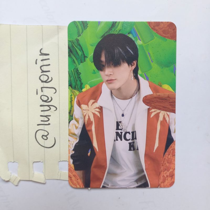 [ Ready stock ] pc photocard album Jeno clip hot sauce official poca jewel case ar selca selfie only