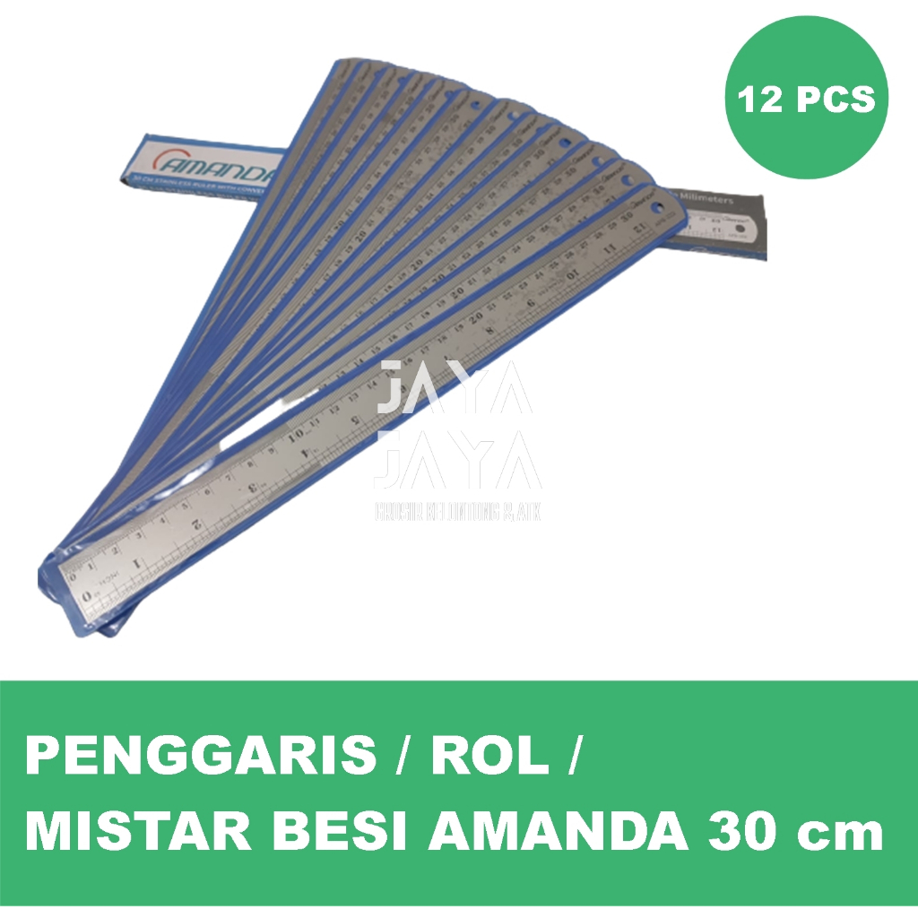 

PENGGARIS / ROL / MISTAR BESI BEST SELLER 30 cm