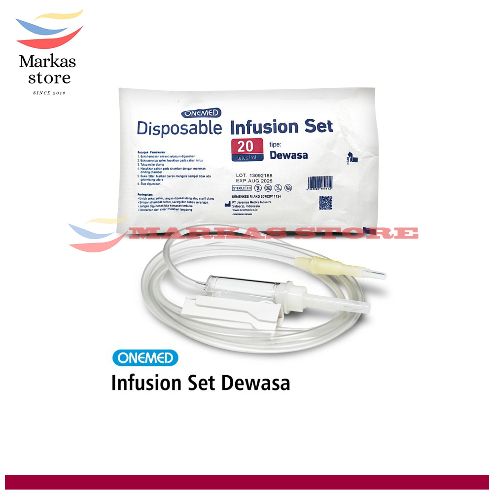 Infus Set Onemed Dewasa Selang Infus Dewasa Onemed Infusion Set Alat Infus Dewasa Infus Set Dewasa O