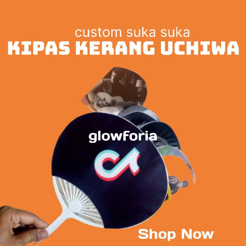 CETAK SATUAN KIPAS JEPANG CUSTOM Handfan Kipas Promosi Kipas Kerang Kipas Jepang Uchiwa Kipas