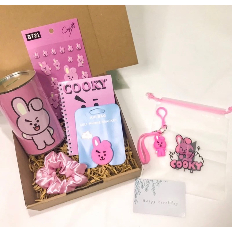 

[B1115]HAMPERS GIFT BOX COOKY BT21/KADO ULANG TAHUN ANAK/KADO WISUDA