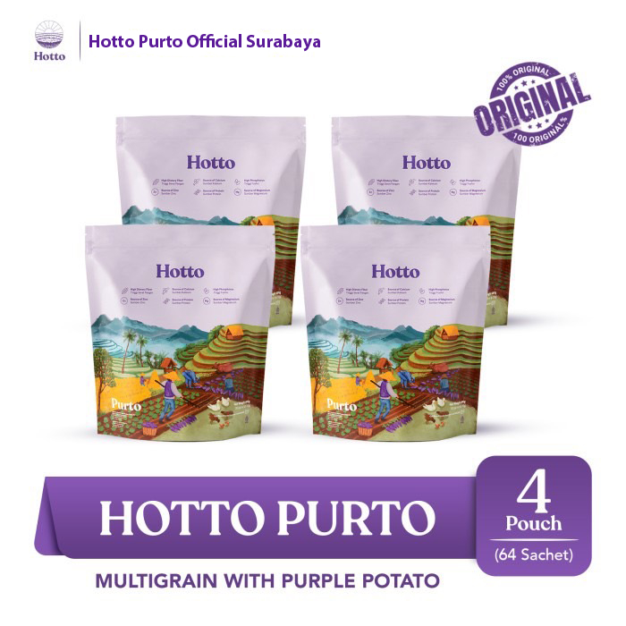 

Hotto Purto Multigrain with Purple Potato 4 Pouch - 64 Sachet