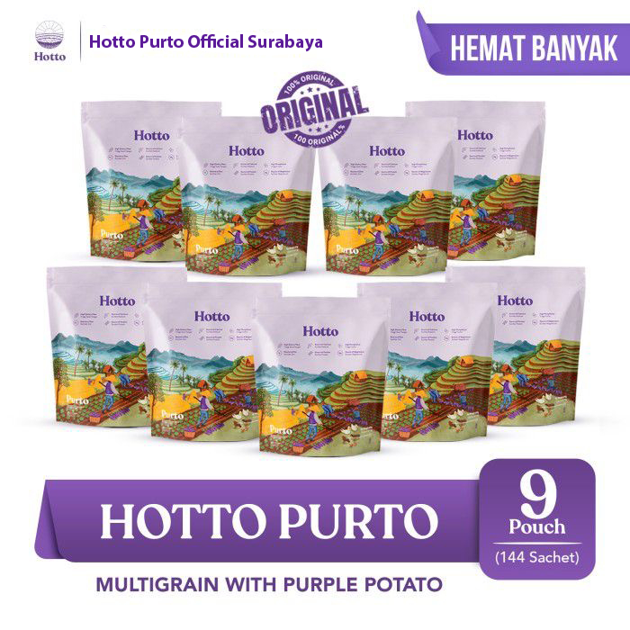 

Hotto Purto Multigrain with Purple Potato 9 Pouch - 144 Sachet