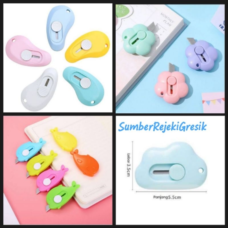 

Cutter Mini Portable. Silet Pembuka Paket Mini. Cutter Mini.