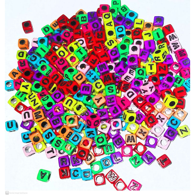 Mote Huruf / Manik Huruf / Monte Huruf bisa pilih huruf