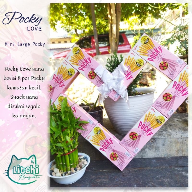

POCKY LOVE Kemasan Kecil 22gr Isi 8 Pcs Kado Buket Hampers Snack