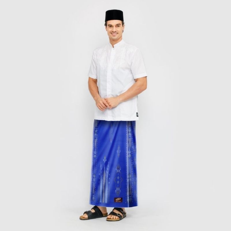 Sarung ATLAS Idaman 555 Harmoni Motif BHS SDI Biru