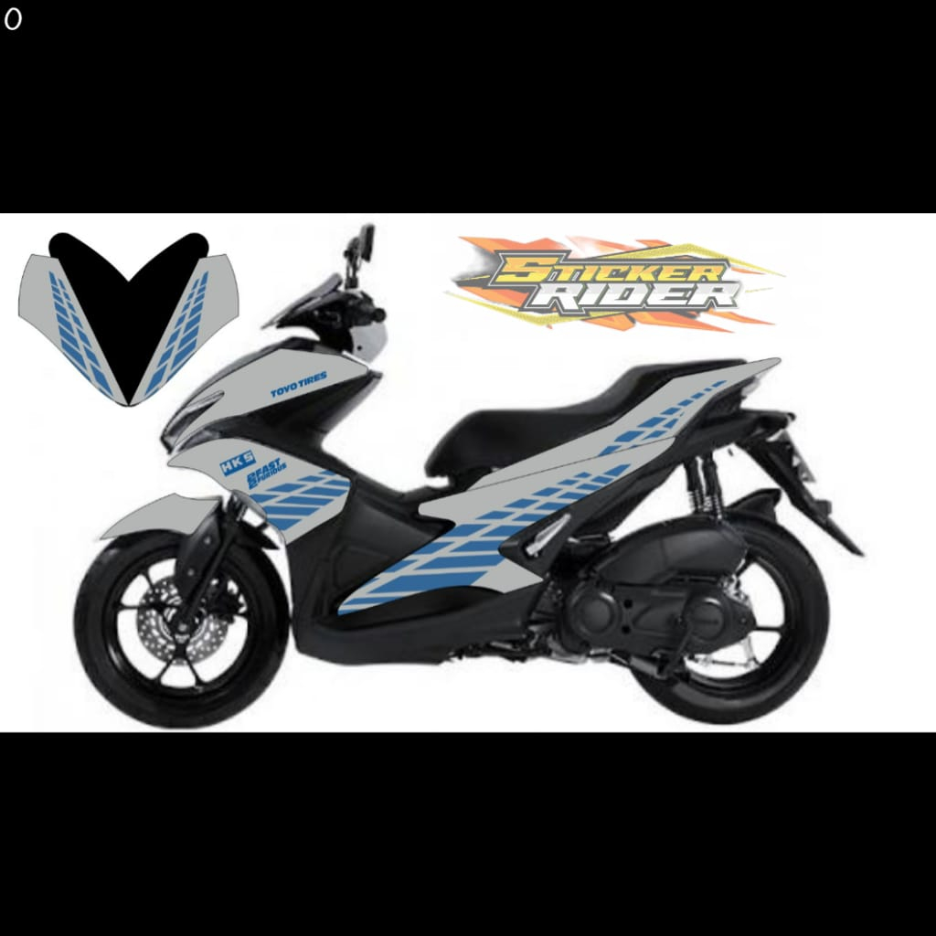 STRIPING TRANSPARAN SKYLINE AEROX OLD 155 2018-2020 VVA