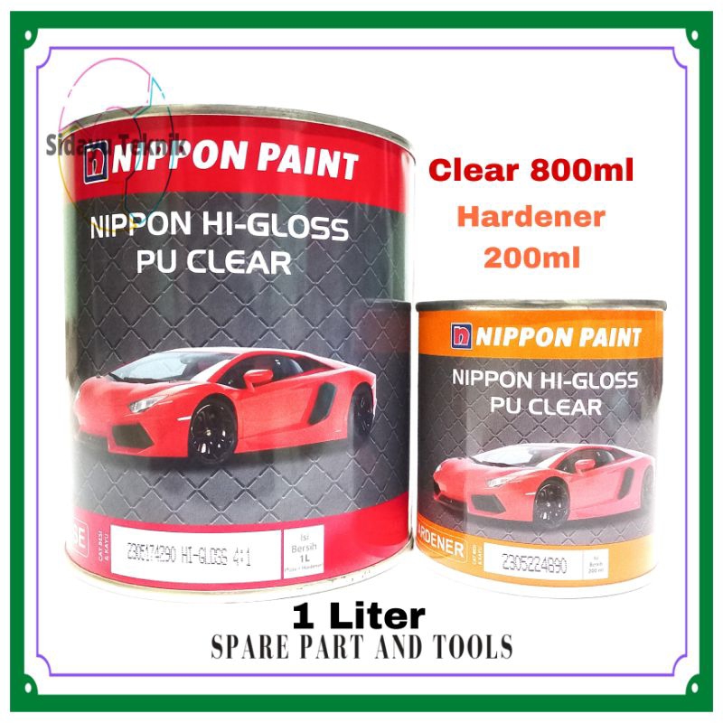 Cat Pernis Nippon Hi Gloss PU Clear 1 Liter