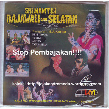 kaset dvd rajawali dari selatan
