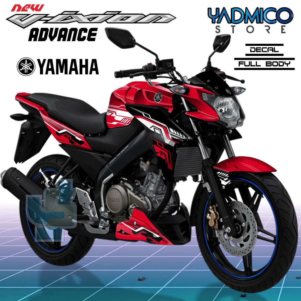 Decal Vixion Advance Full Body - Stiker Motor Vixion New Advance Full Body - Dekal Vixion NVA 2015 2