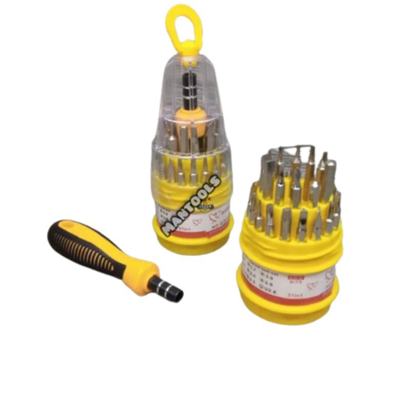Obeng Mini Set 31 in 1 Lengkap Serbaguna, Obeng Service Obeng Hp Obeng Elektronik
