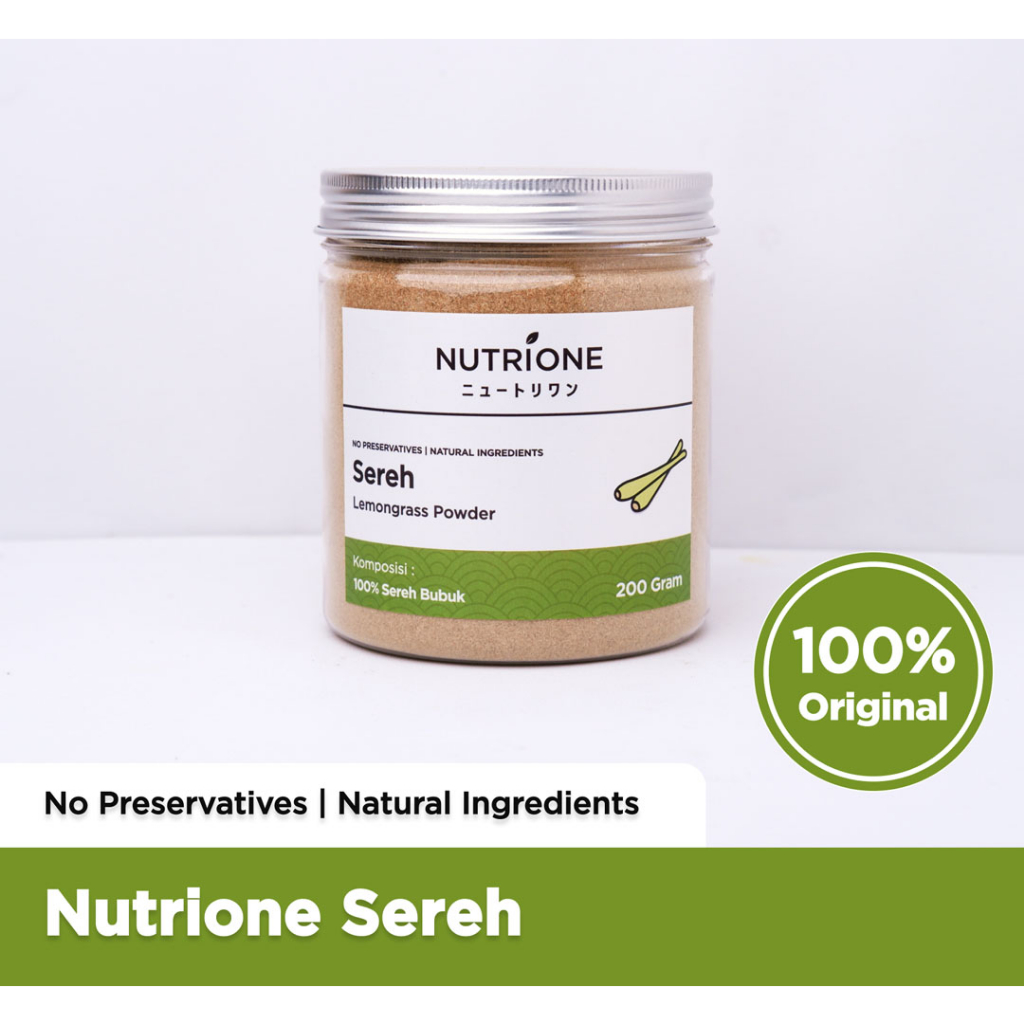 

Sereh/Serai Bubuk / Lemongrass Powder Premium Original Nutrione