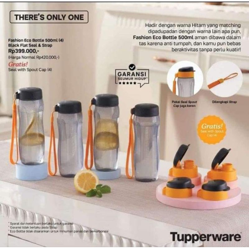 Eco fashion tupperware / eco botol tupperware 500 ml (1)