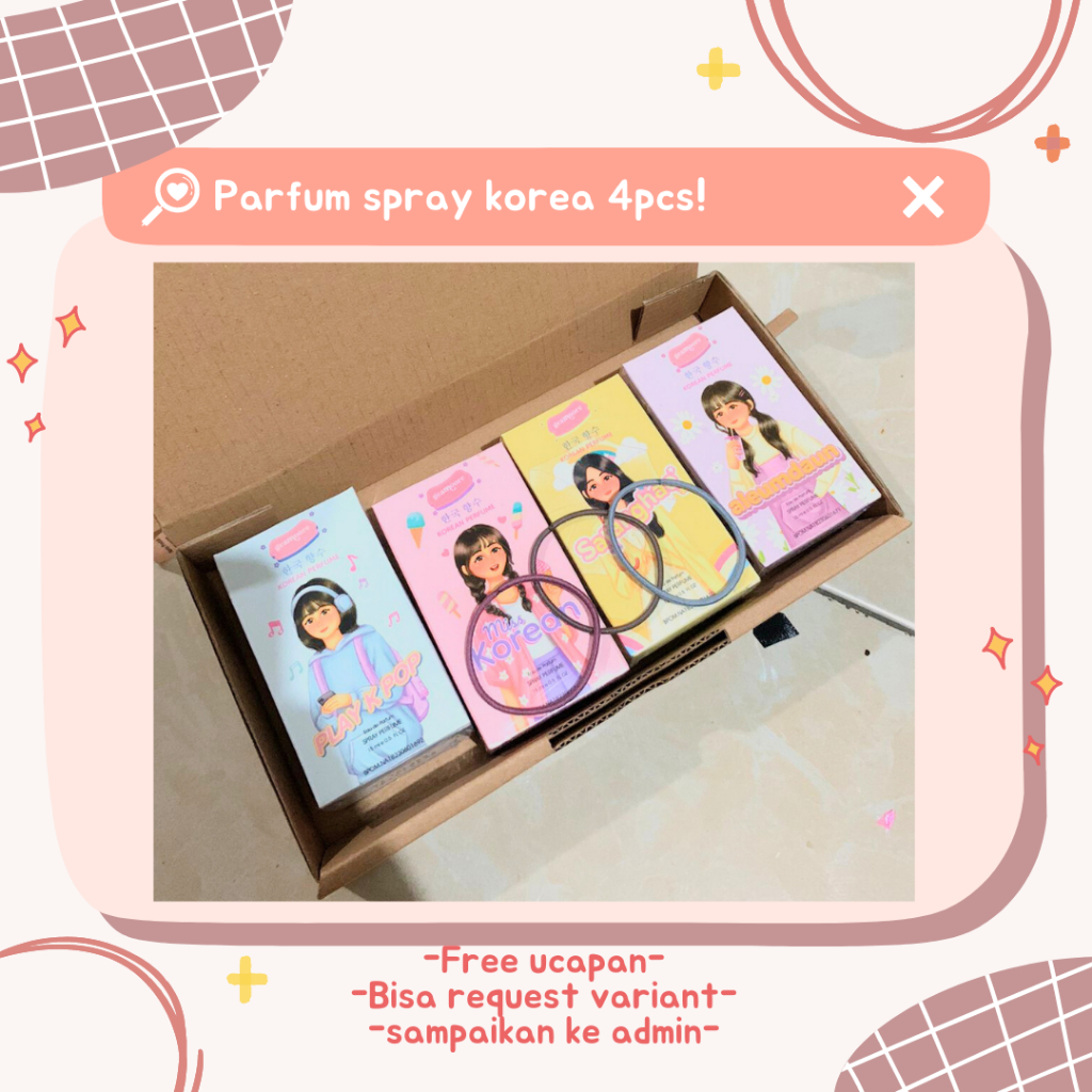 HAMPERS PARFUM PAKET USAHA PARFUM ADDICED GEAMOORE KOREAN KOREA EDITION SERIES