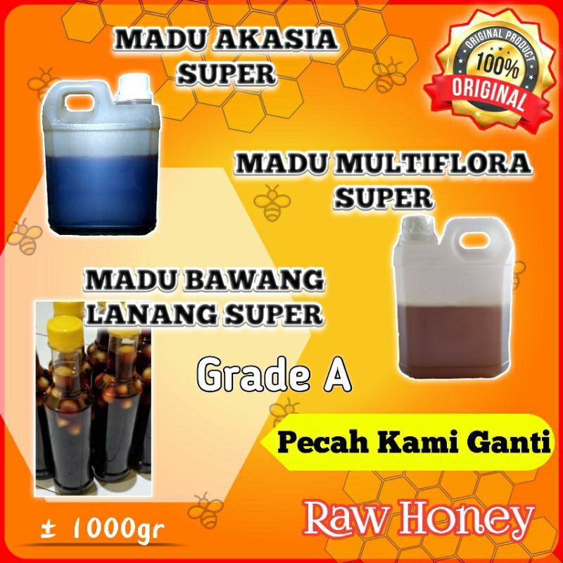 

MADU 354 | TERMURAH |Madu Multiflora Super Murni 100% Madu Akasia 500gr Madu Asli Berkualitas Madu Arifah Barokah