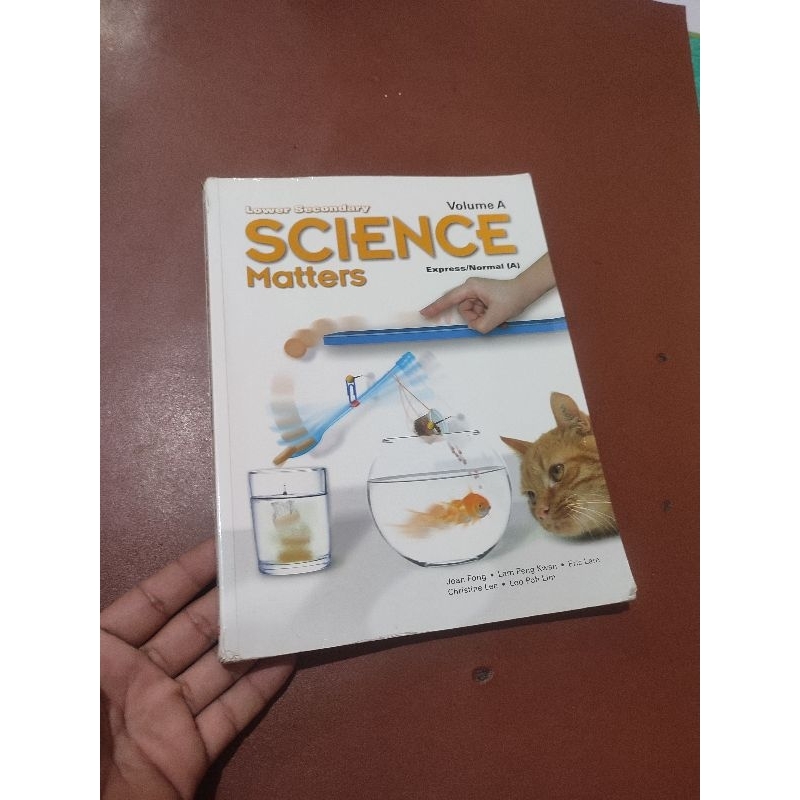 lower secondary science. matters. volume A. textbook. marshall Cavendish