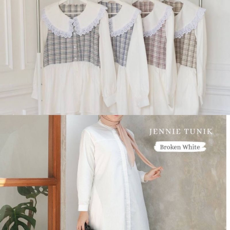 SALE 9.9 Jennie Tunik Broken White SM by Odeca daily