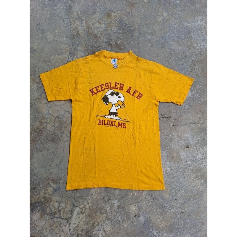 Kaos 50:50 Vintage 80s Snoopy Single Stitch